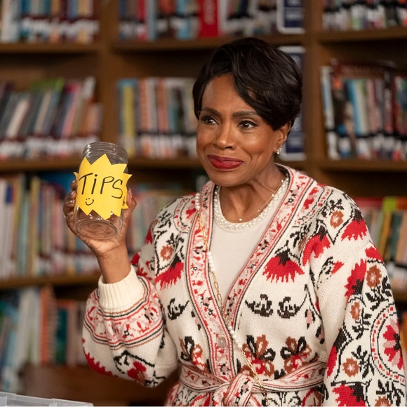 FARM Rio Cardigan Sweater Cashew Mandala Belted V-Neck Exclusive NWT - Picture 10 of 11